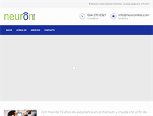 Tablet Screenshot of neurontele.com